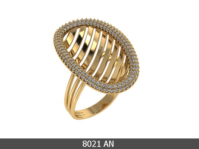 Anel 8021 an em ouro