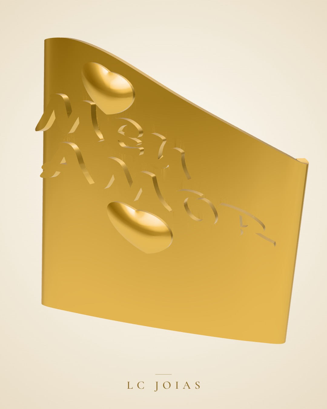 Pingente ping 3531 2 em ouro