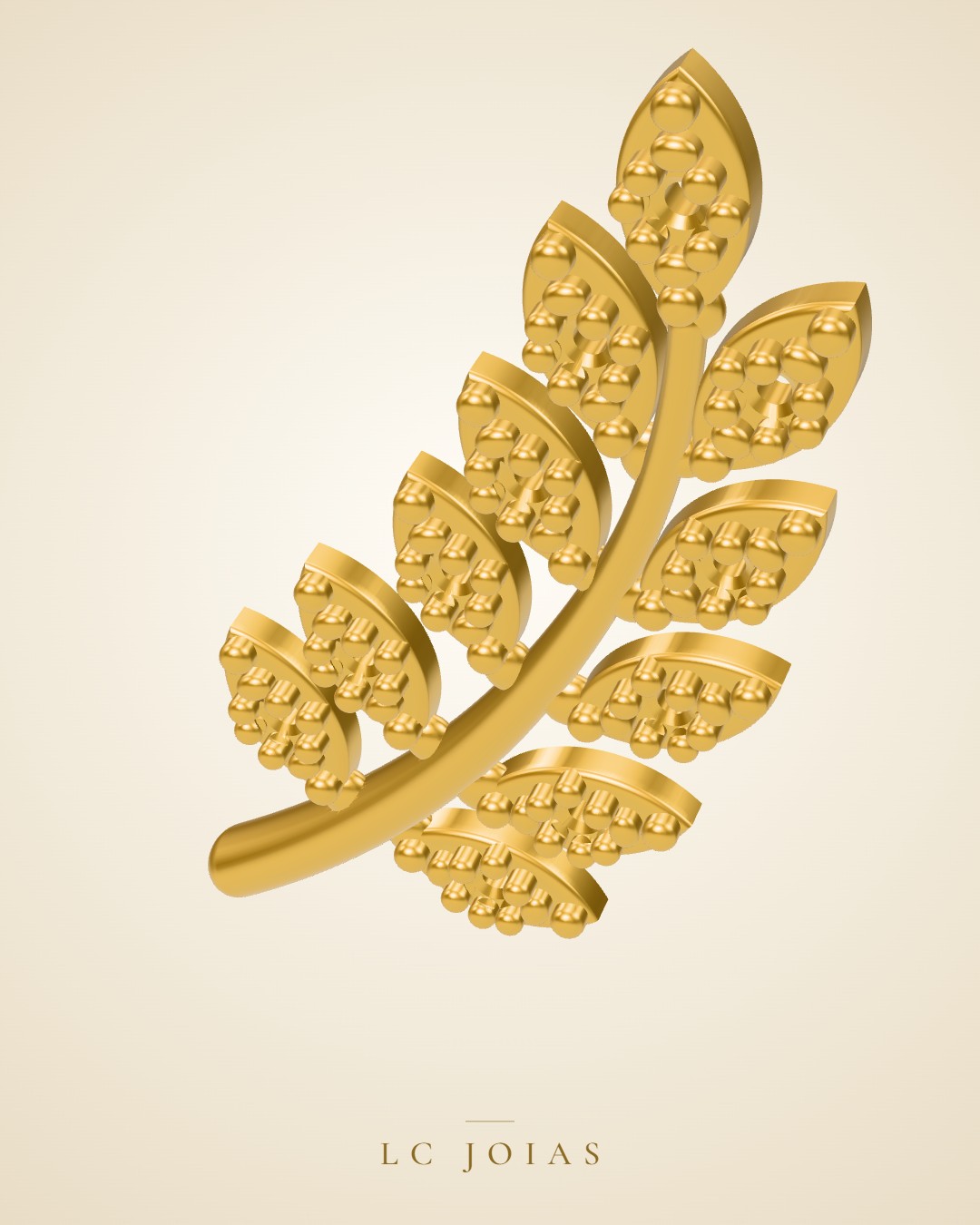 Brinco 8278 br espelhar em ouro