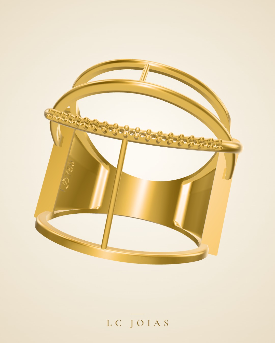 Anel 8104 an em ouro