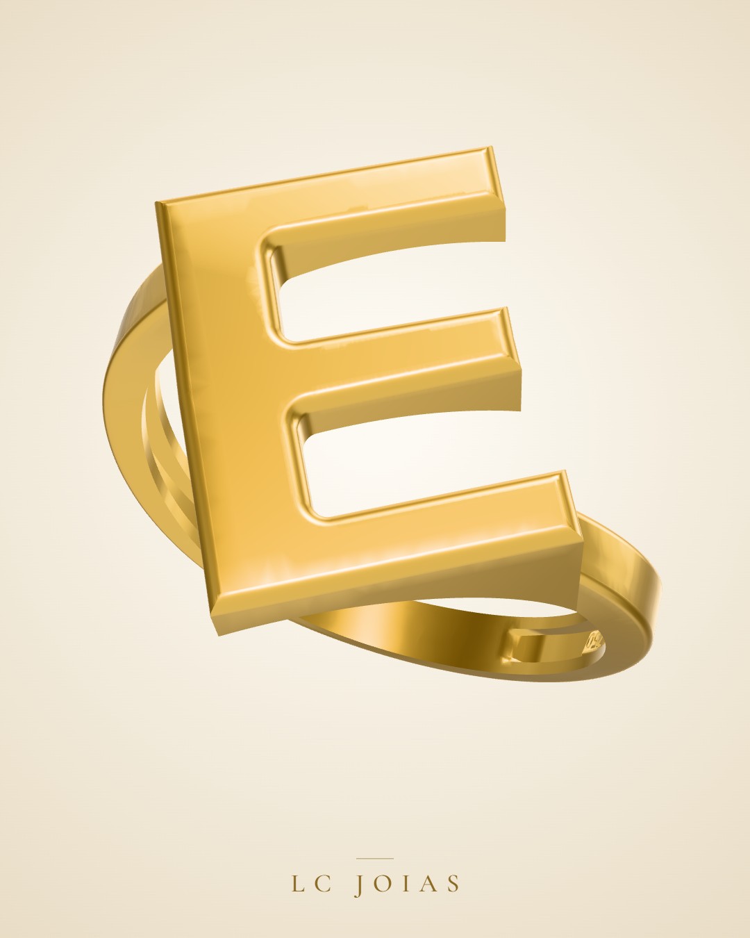 Anel 1411 an e em ouro