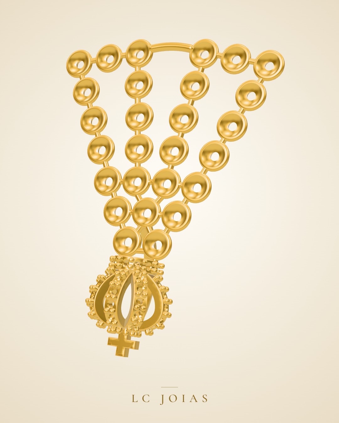 Pingente 8404 pg em ouro