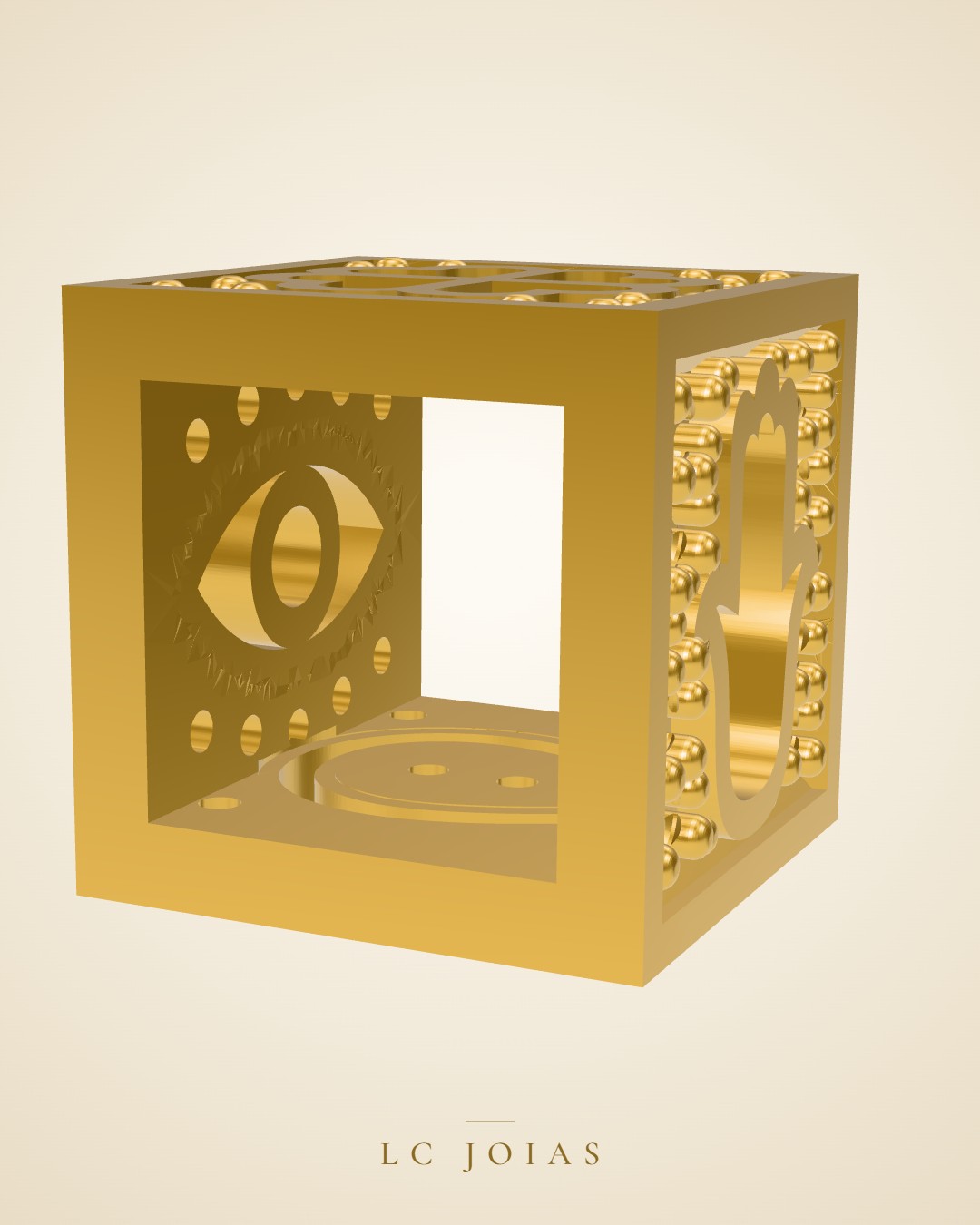 Berloque 1125 z ber em ouro