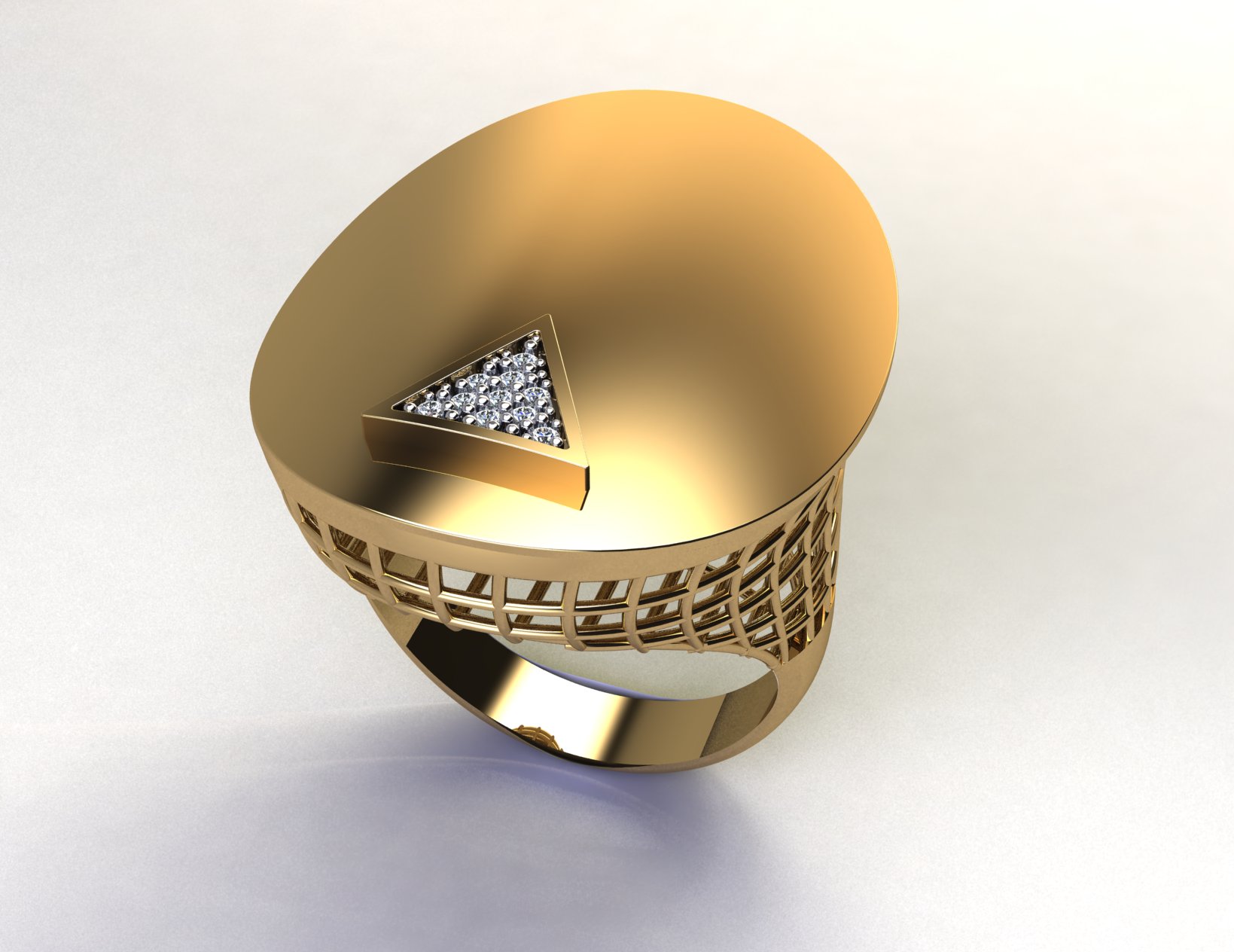 Anel 8092 an em ouro