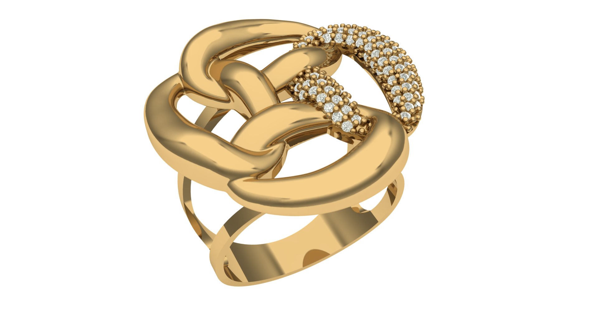 Anel 7496 an em ouro