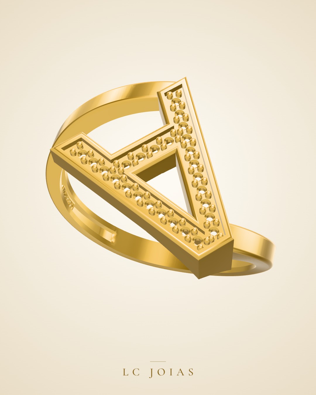 Anel 1408 z an em ouro