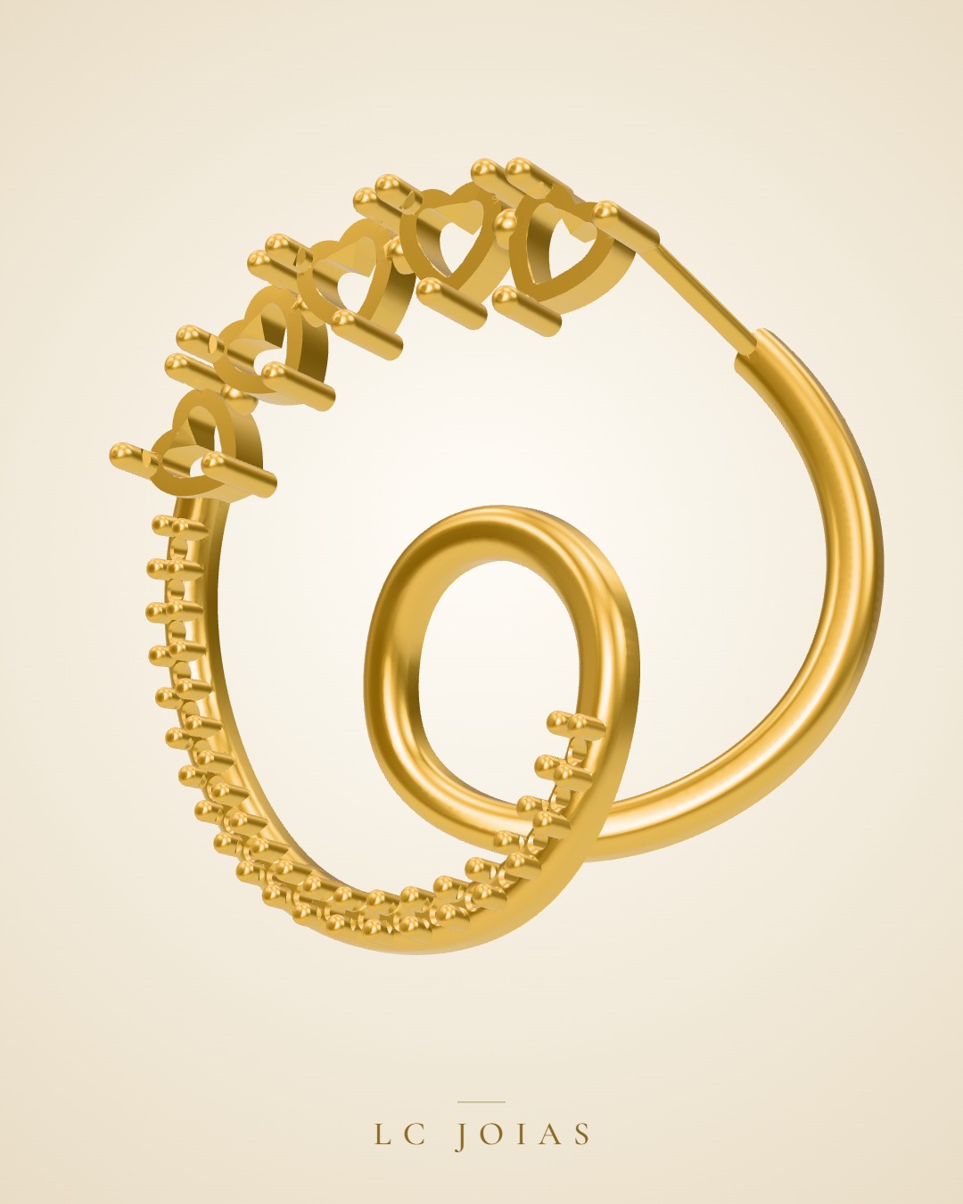 Brinco 8297 br em ouro