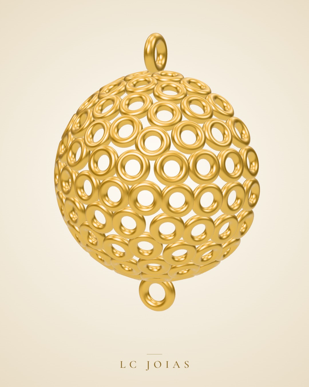 Pulseira bolinha 12 pul a em ouro
