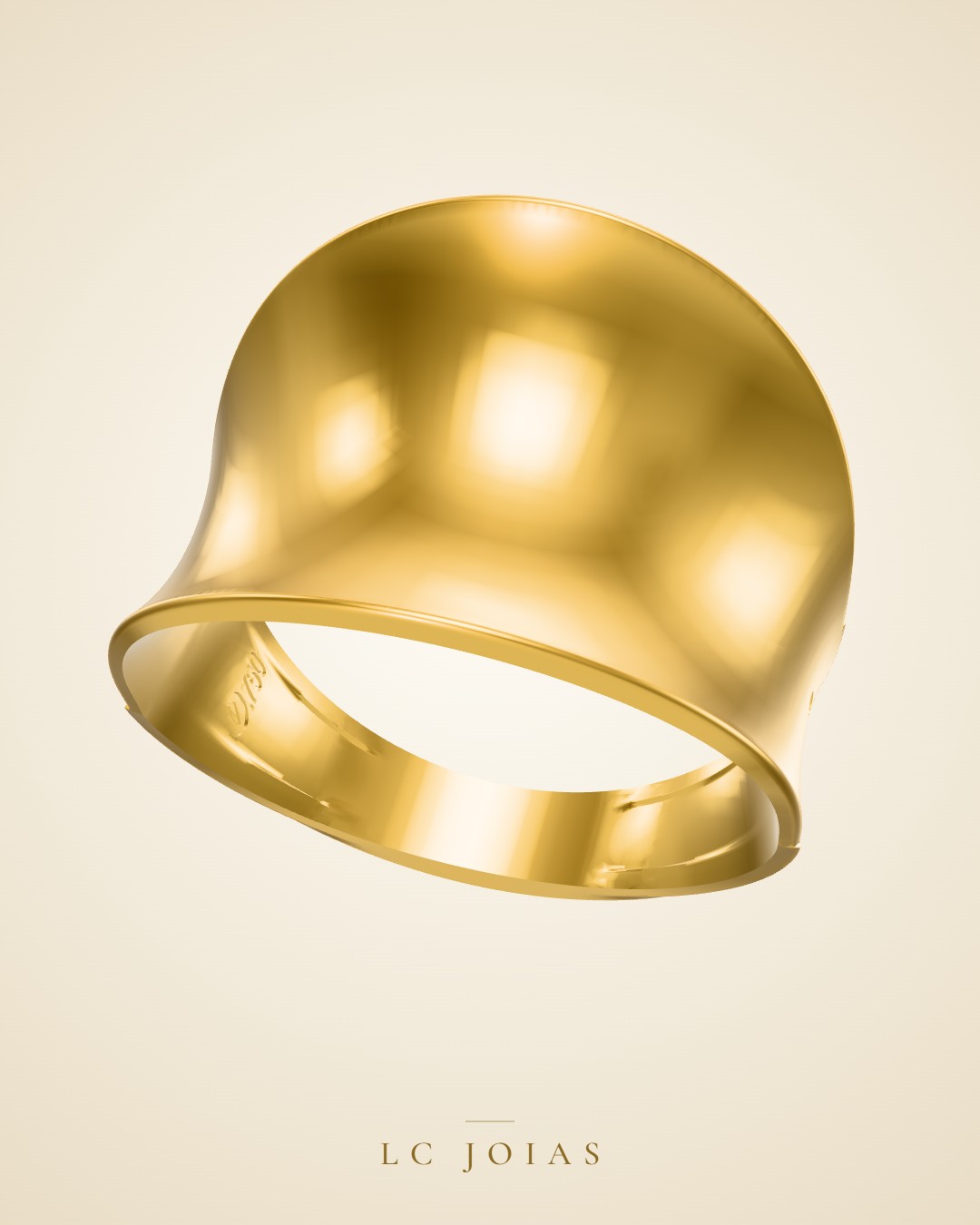 Anel 6036an em ouro