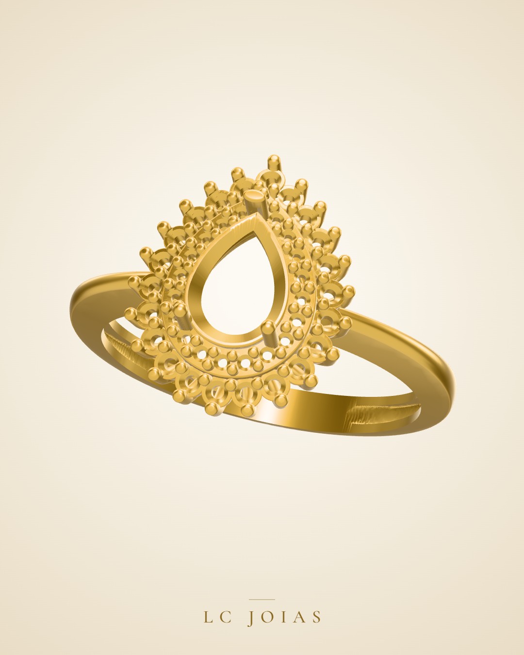 Anel 7208 an em ouro