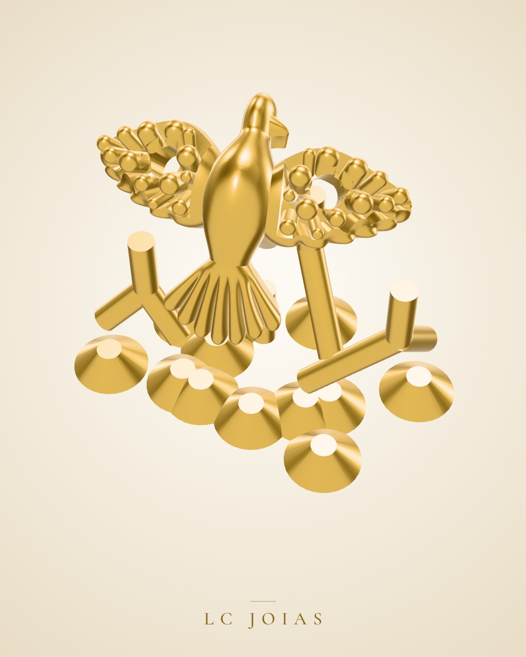 Anel d 0011 an apl em ouro