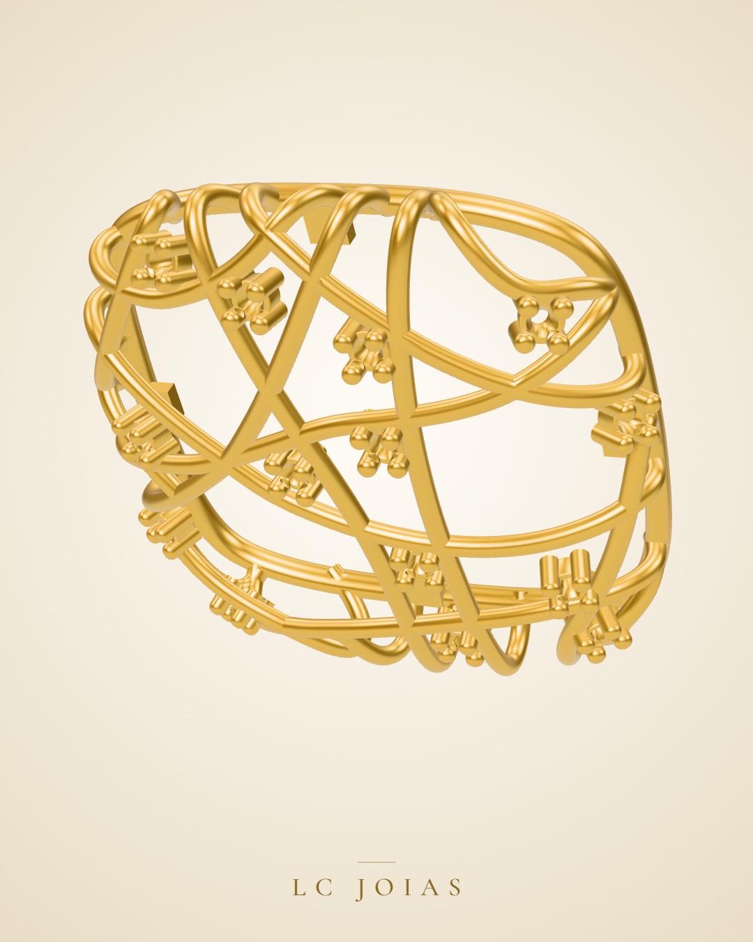 Brinco 7513 br (fazer espelho) em ouro