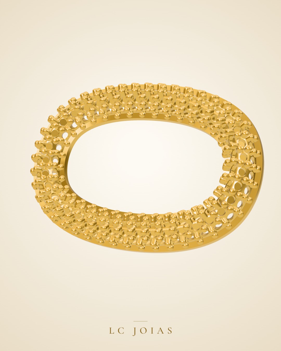 Berloque 1100 z ber c em ouro