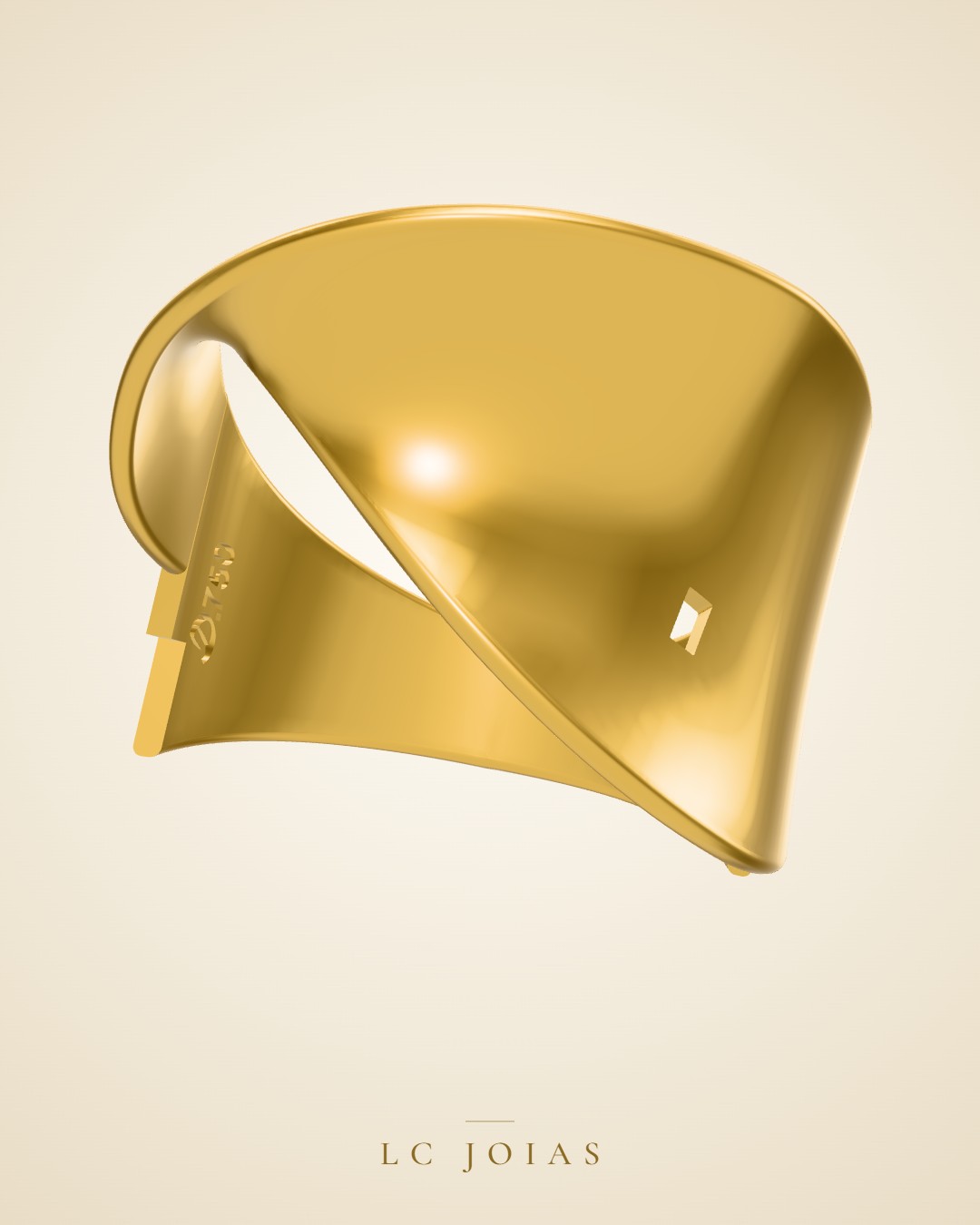 Anel 7748 an em ouro