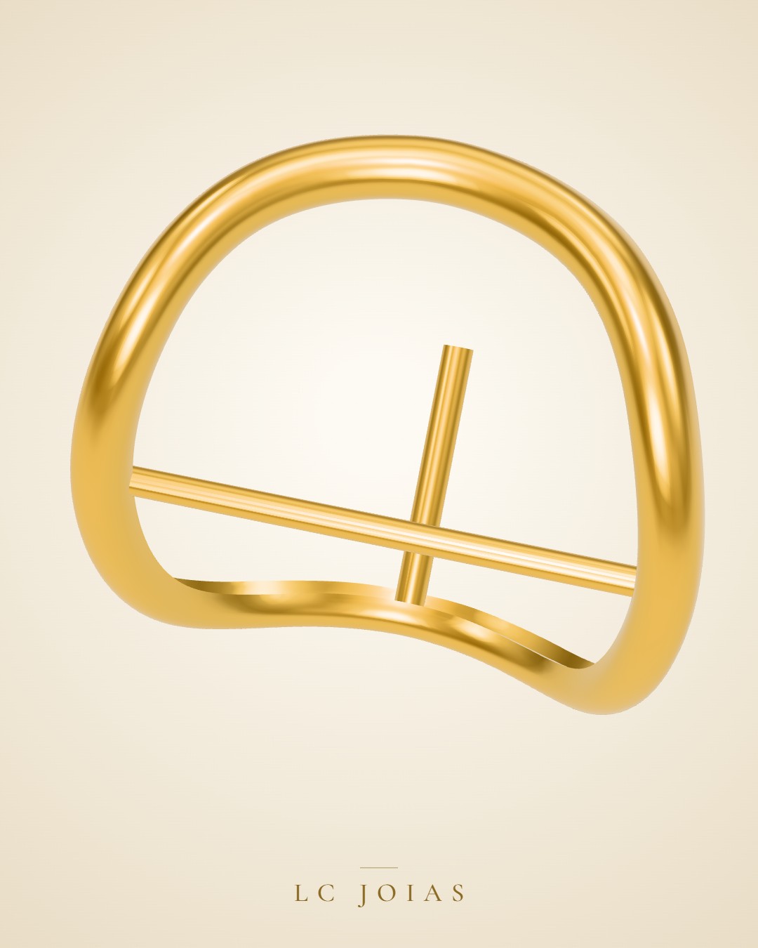 Anel 7751 an c em ouro