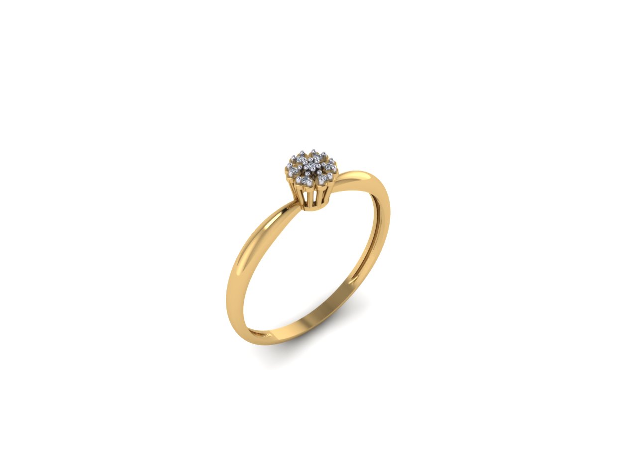 Anel 7136 an em ouro