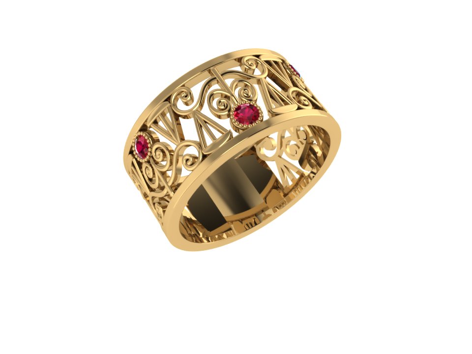 Anel 7828 an em ouro