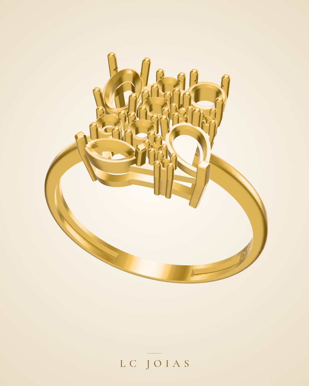 Anel 8681 an em ouro