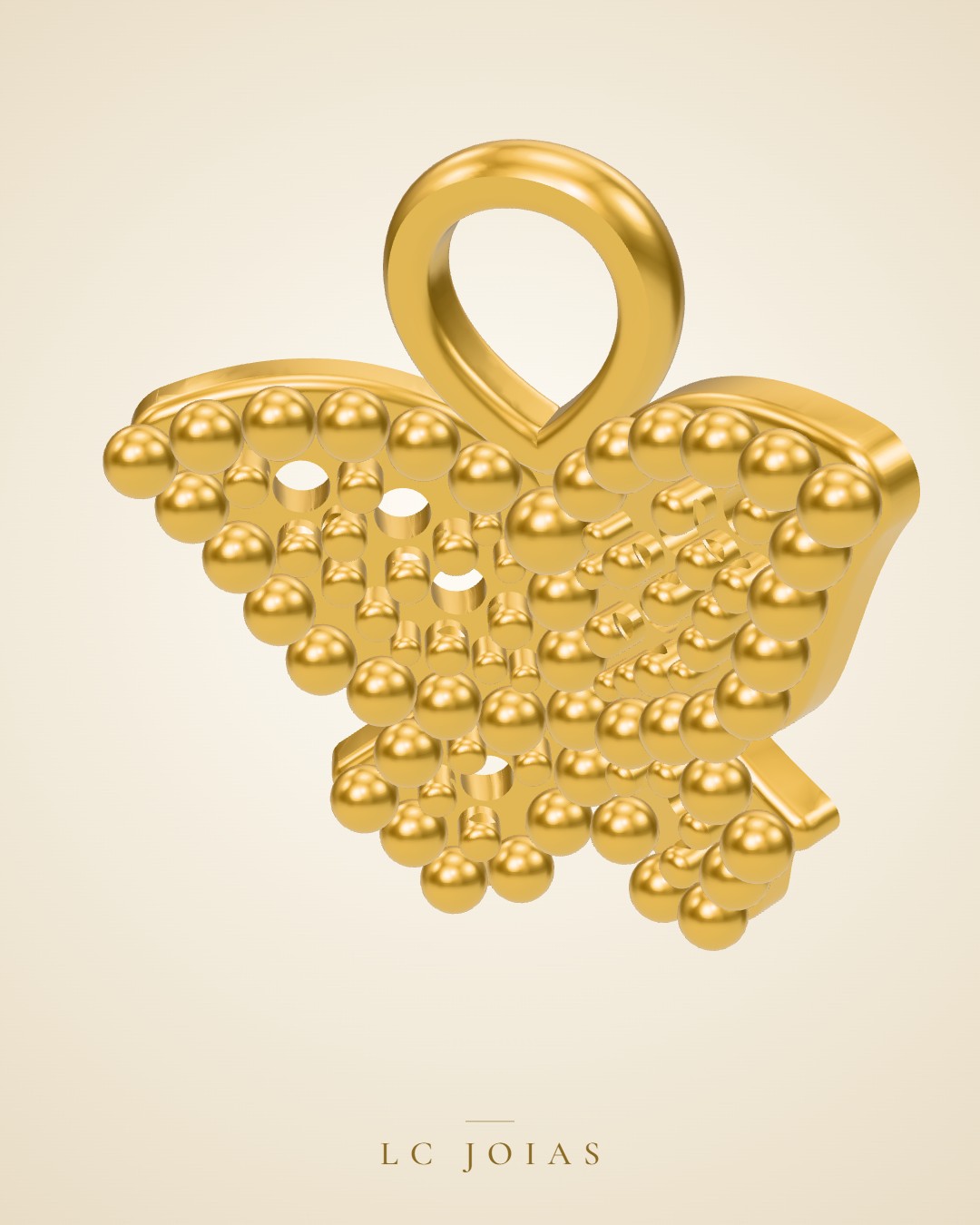 Pingente 6464 pg em ouro