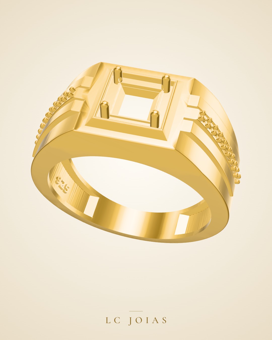 Anel ag 2349 an em ouro