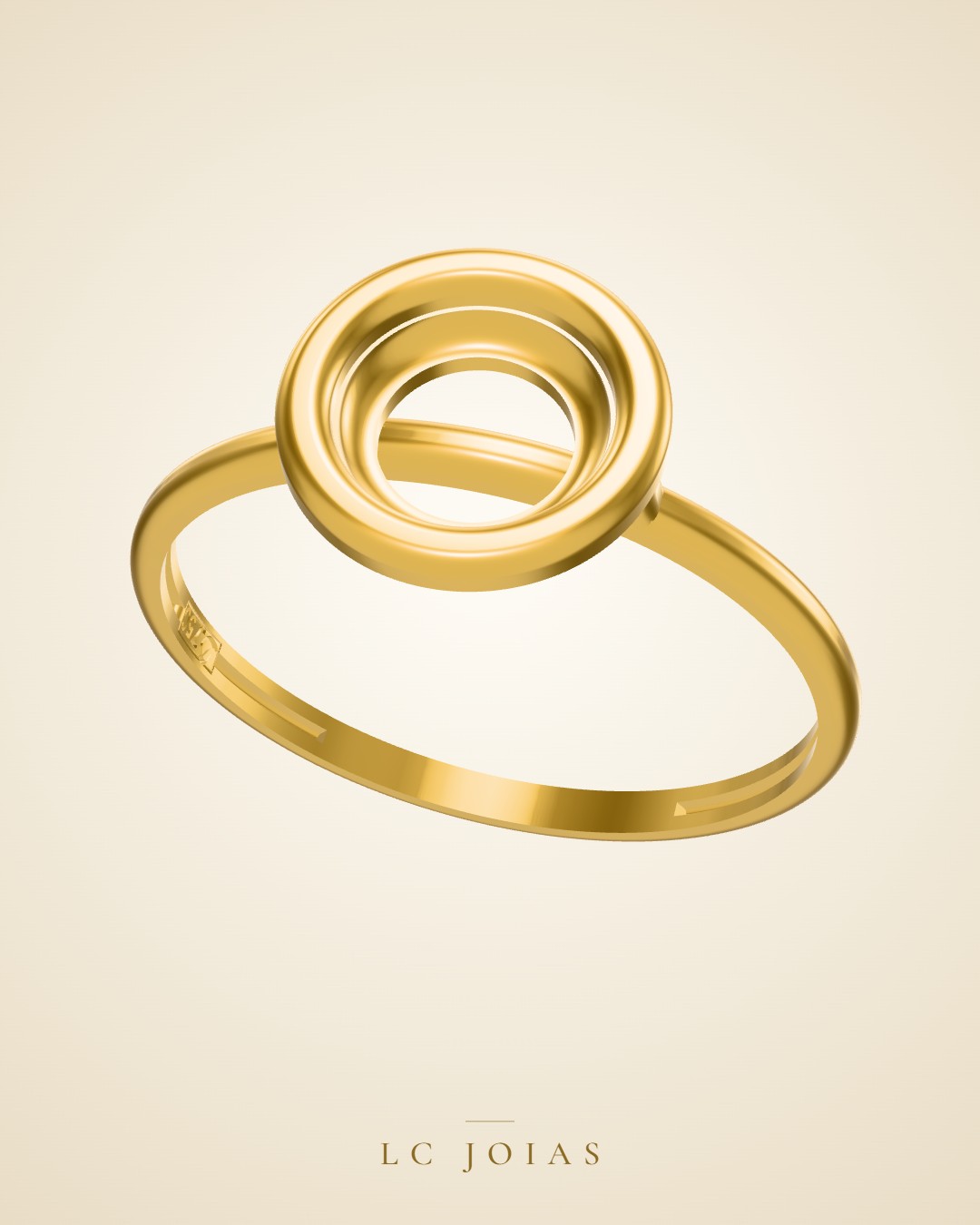 Anel 1551 z an em ouro