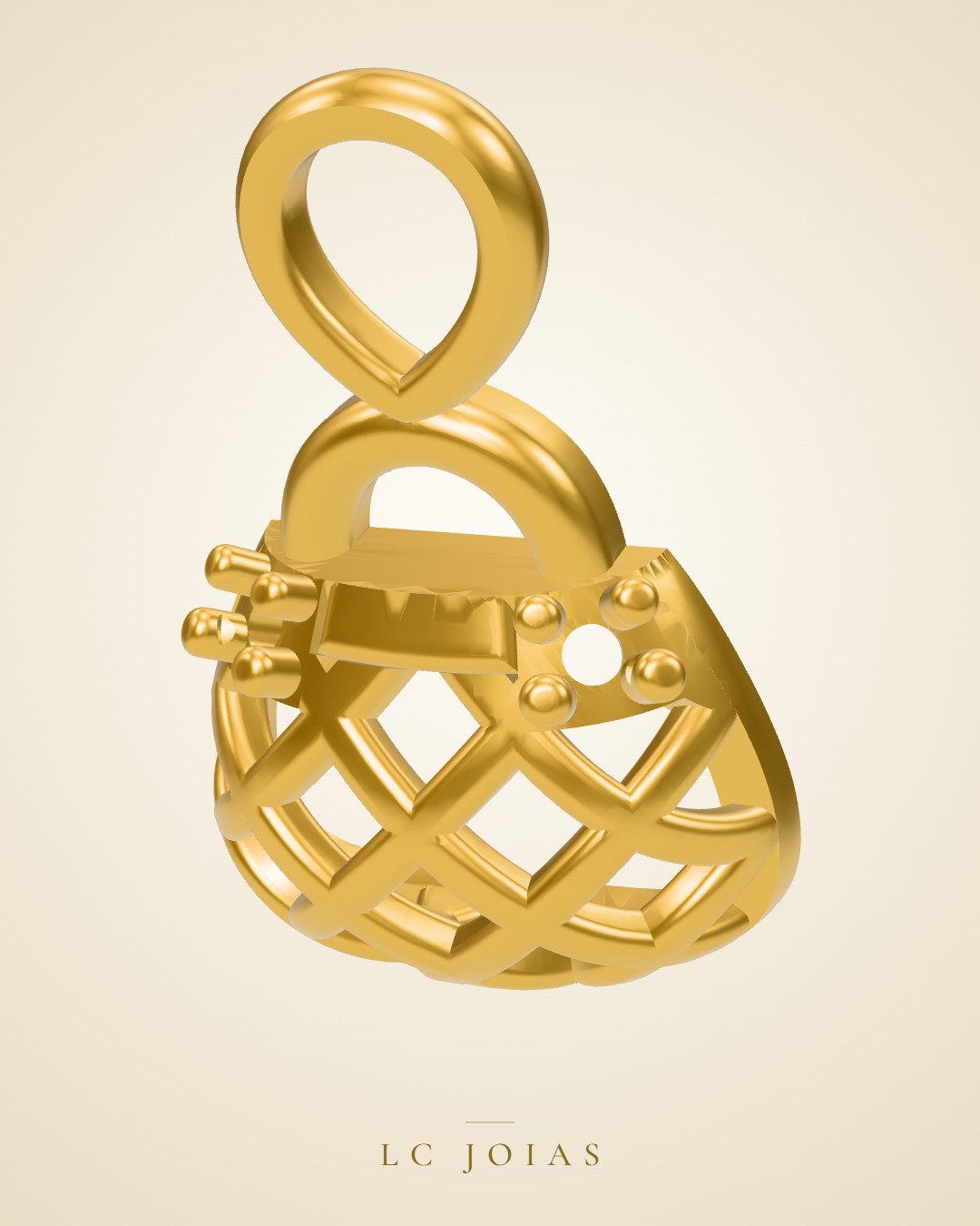 Pingente 6460 pg em ouro