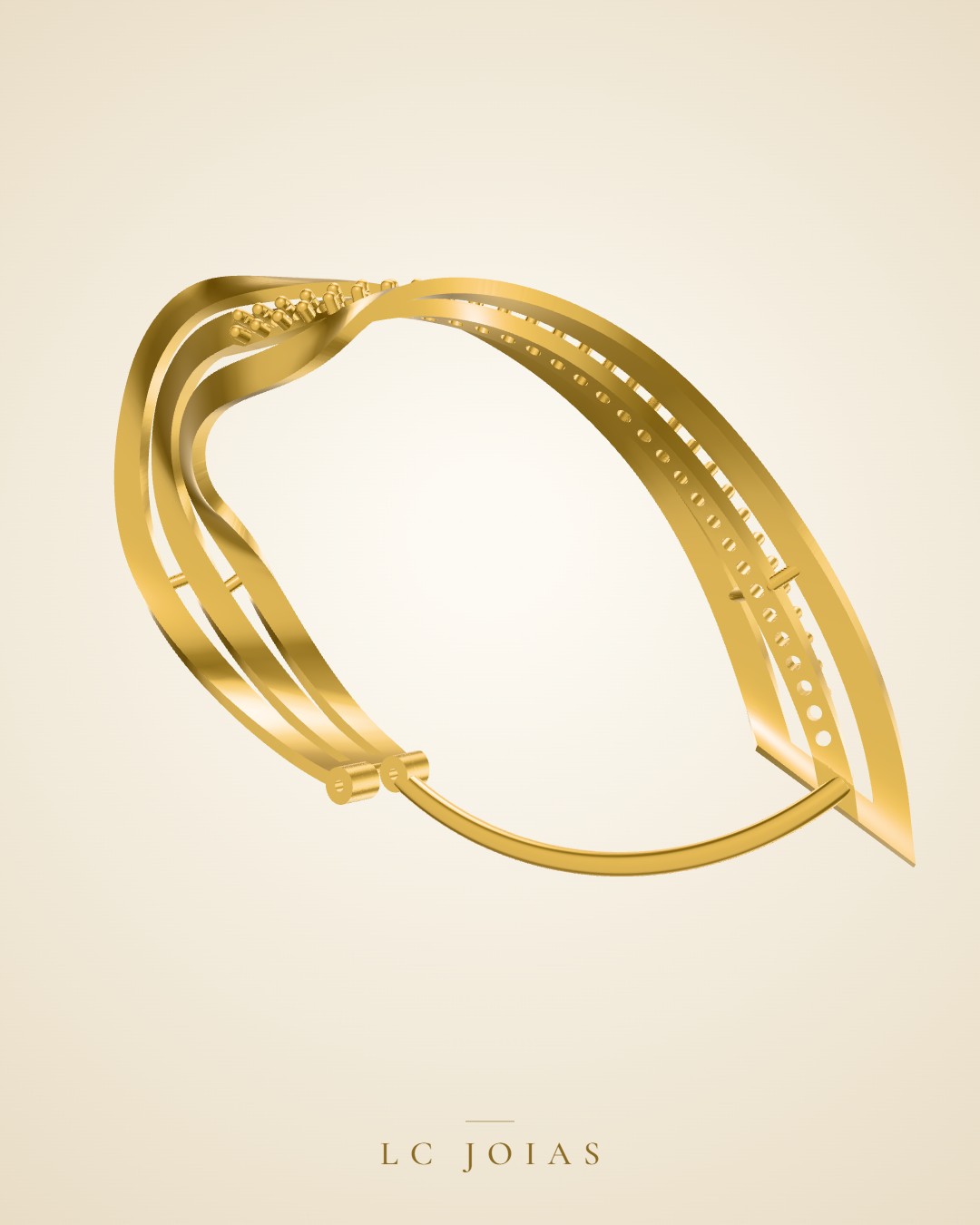 Brinco 8273 br b espelhar em ouro