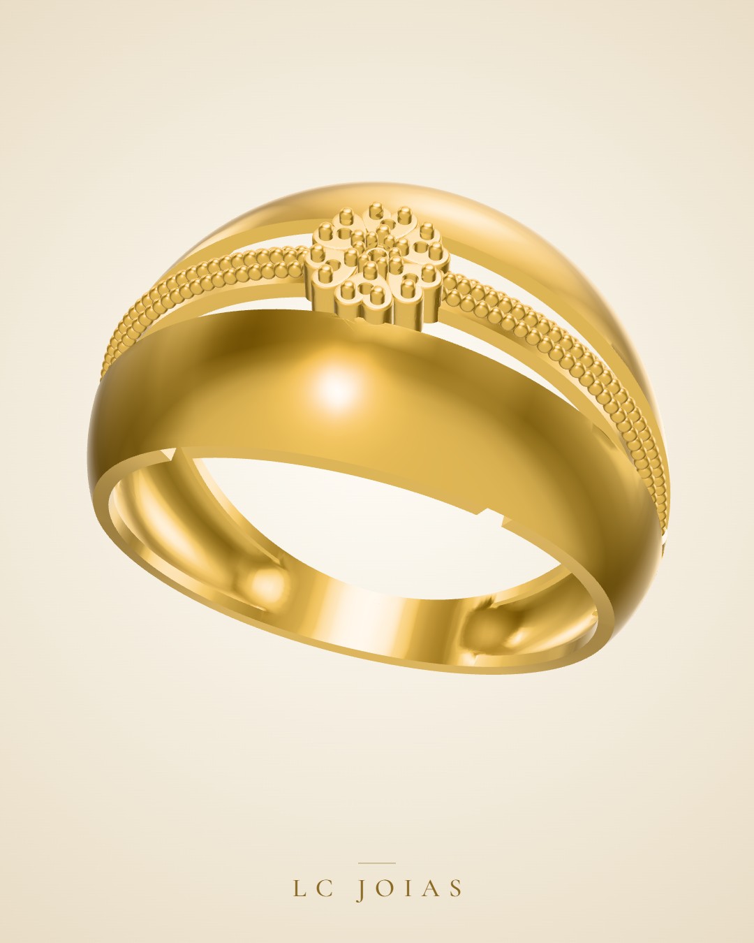 Anel 6909 an em ouro