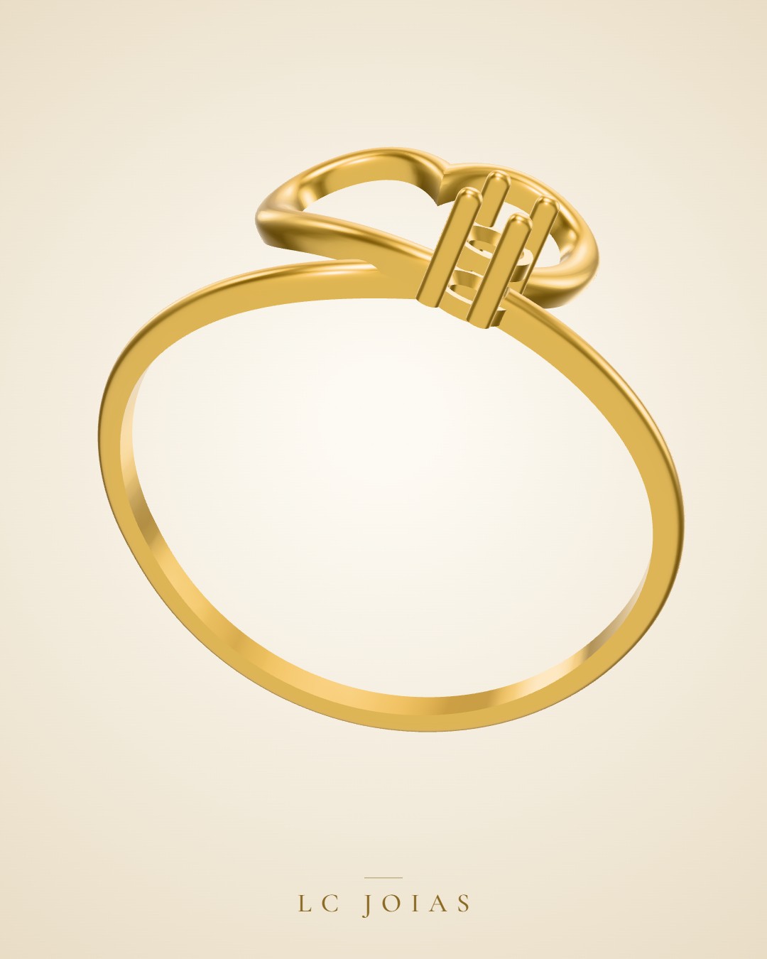 Anel 1466 an em ouro