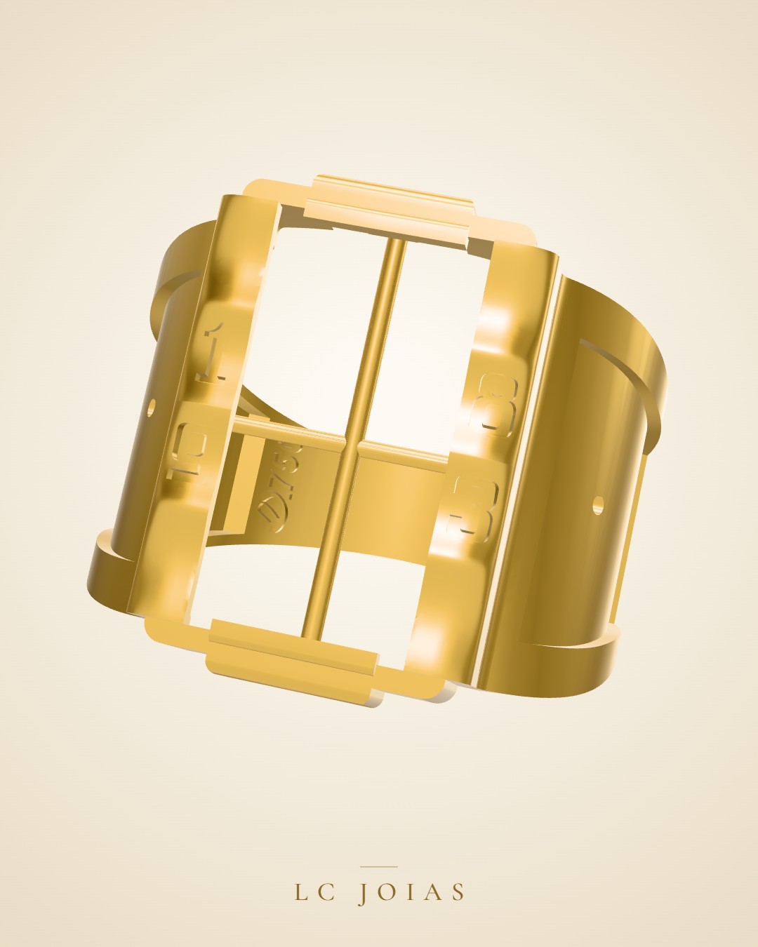 Anel 7621 an em ouro