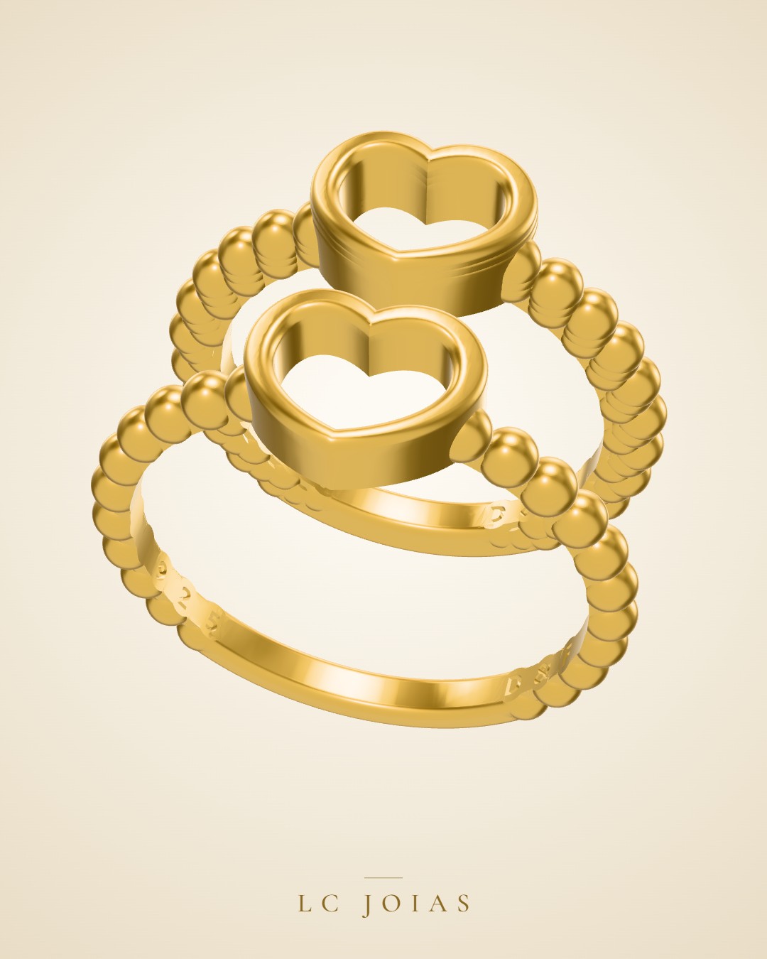 Anel ag 2121 an n em ouro