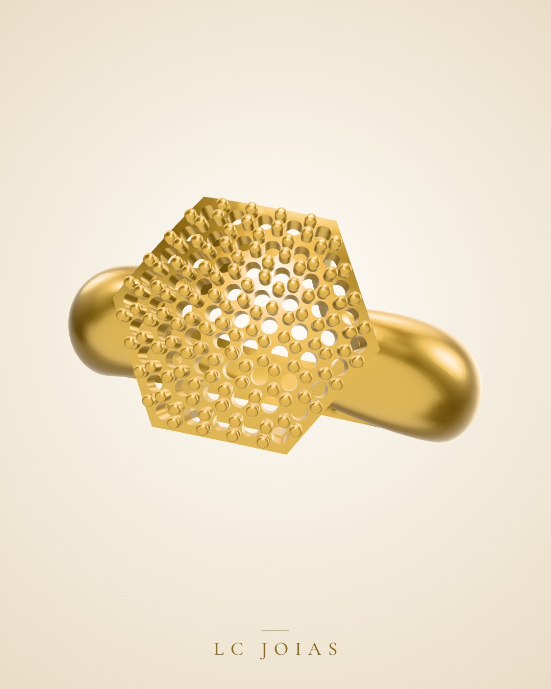 Anel 522 an em ouro
