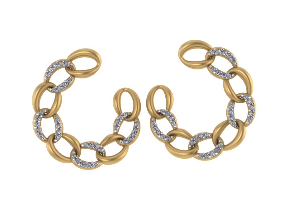 Brinco 7494 br em ouro