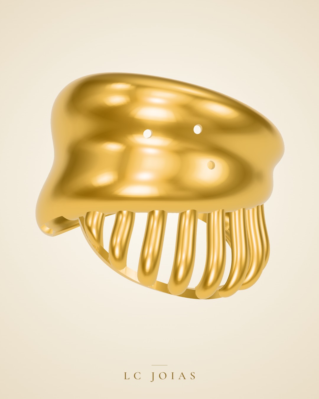 Anel 6213an em ouro