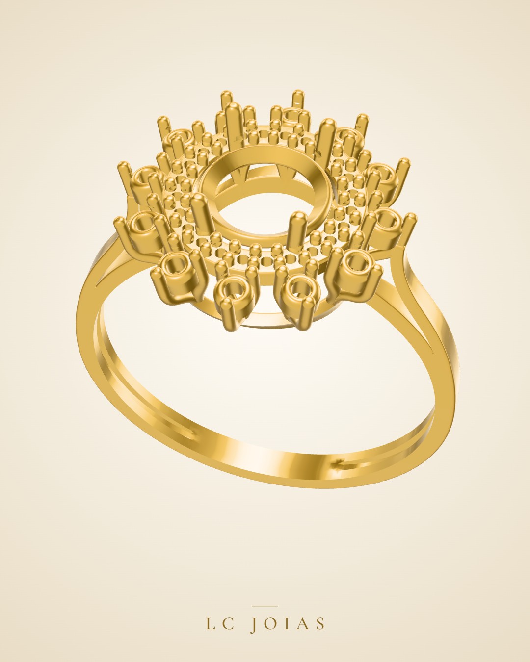 Anel 872 an em ouro