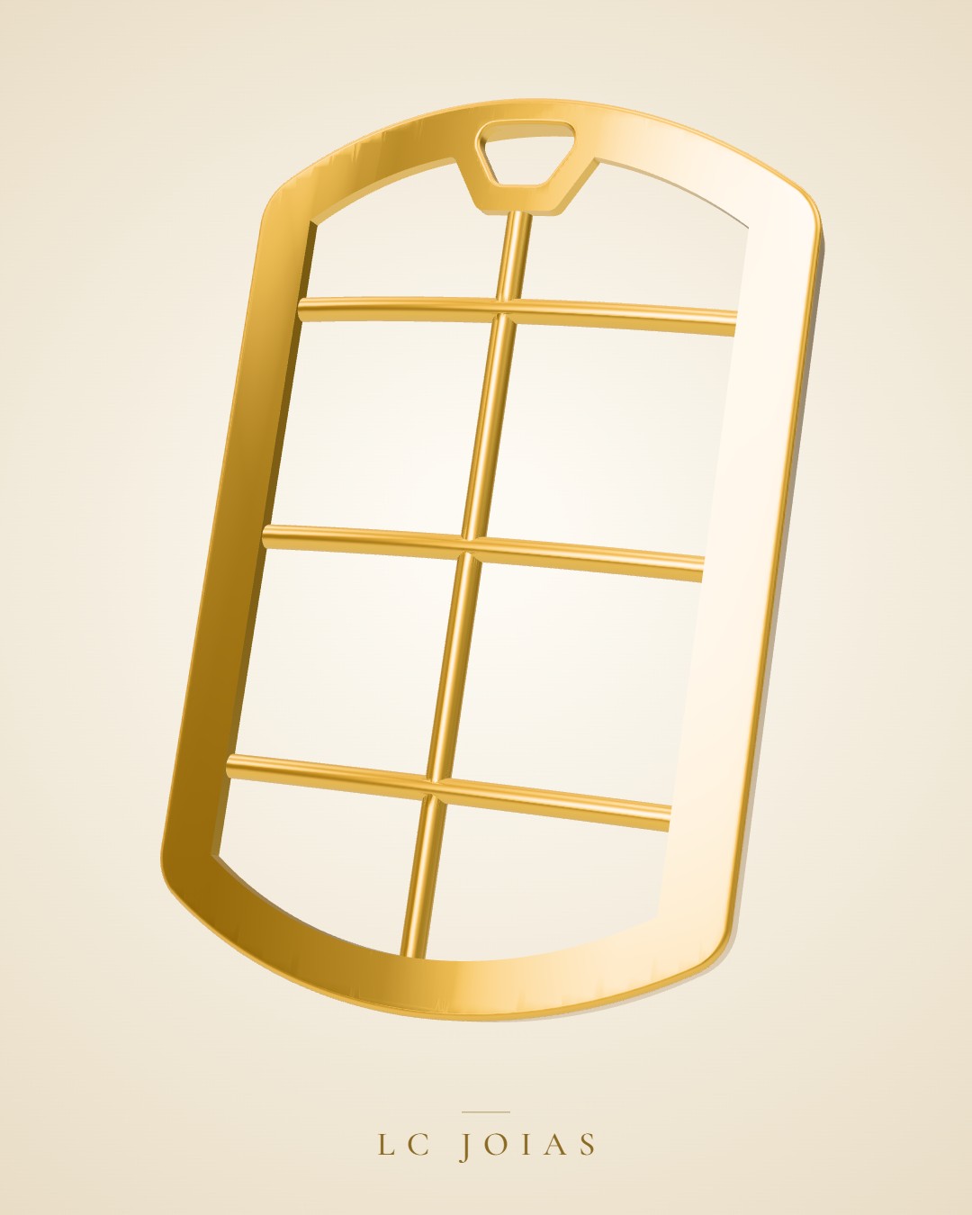 Pingente 7801 pg em ouro