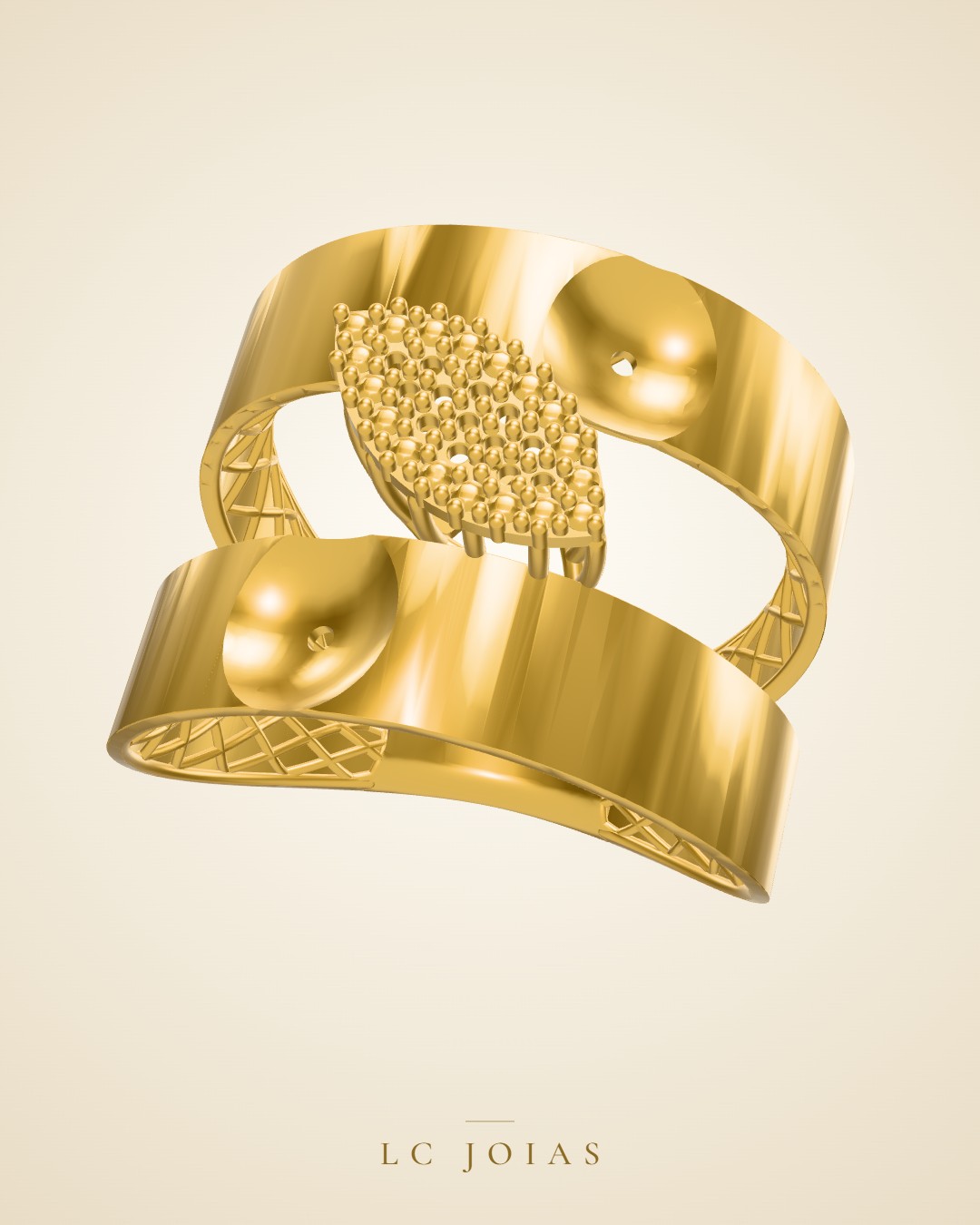 Anel 8394 an pd em ouro