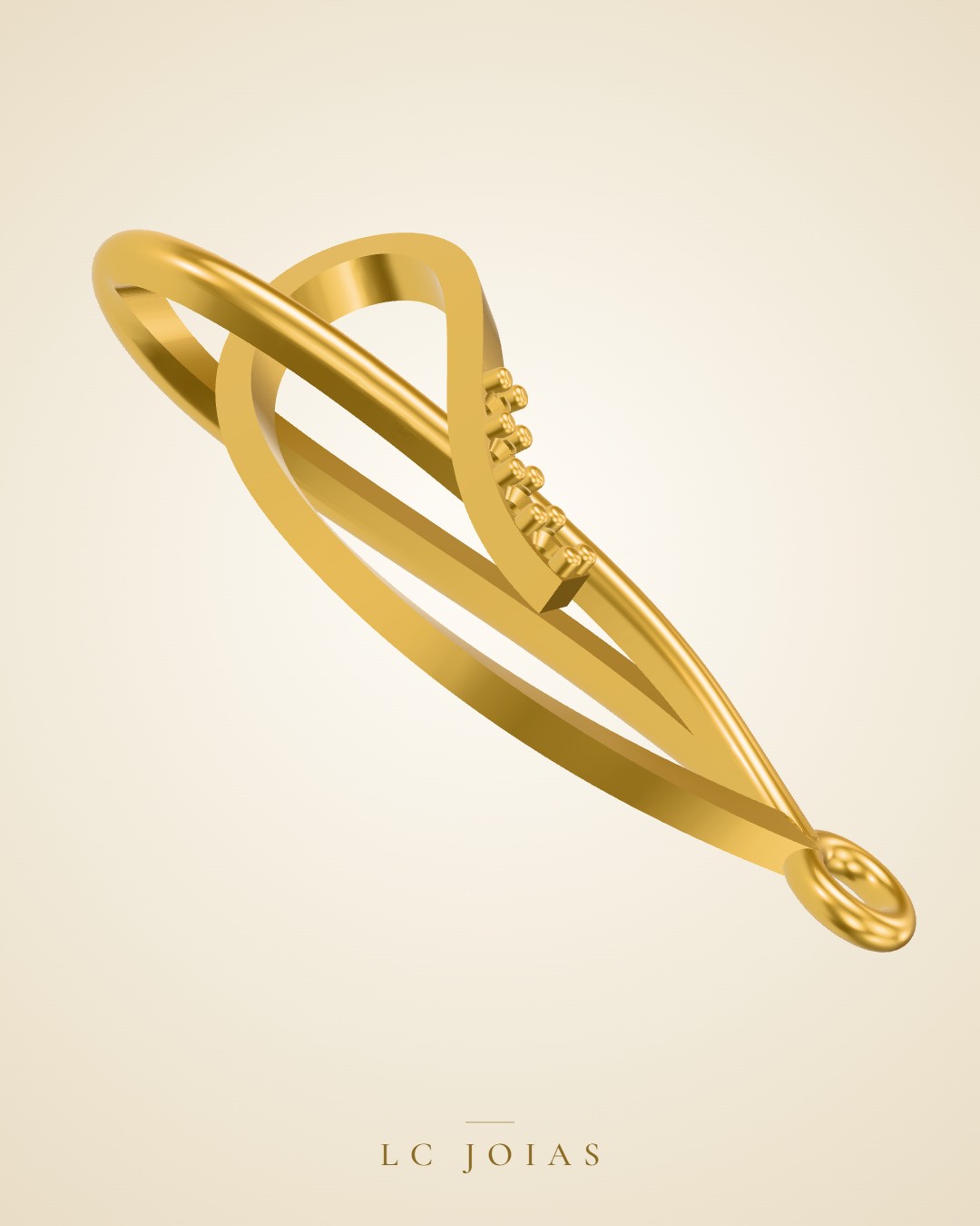 Brinco 6770 brinco 02 em ouro