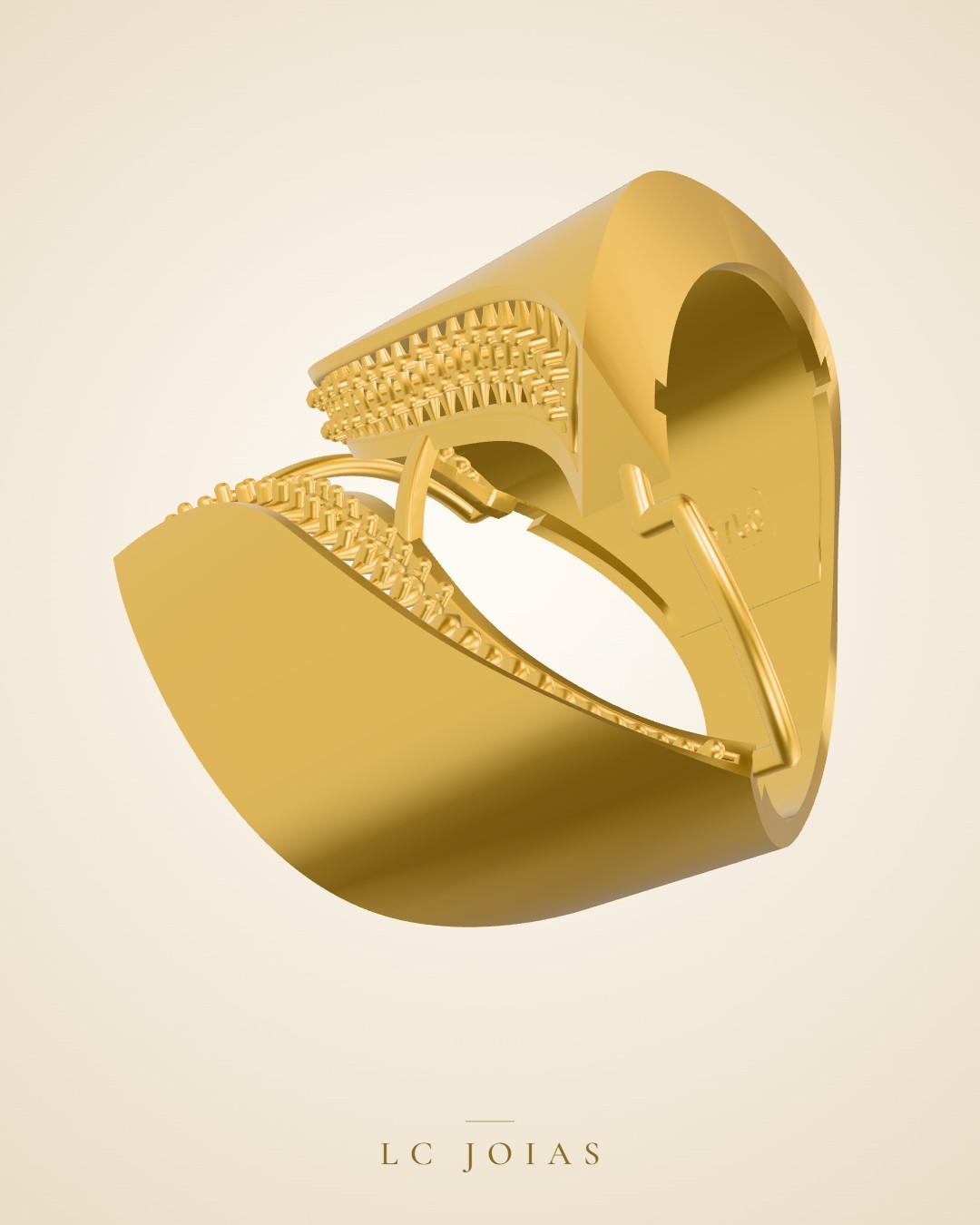 Anel 7665 an em ouro