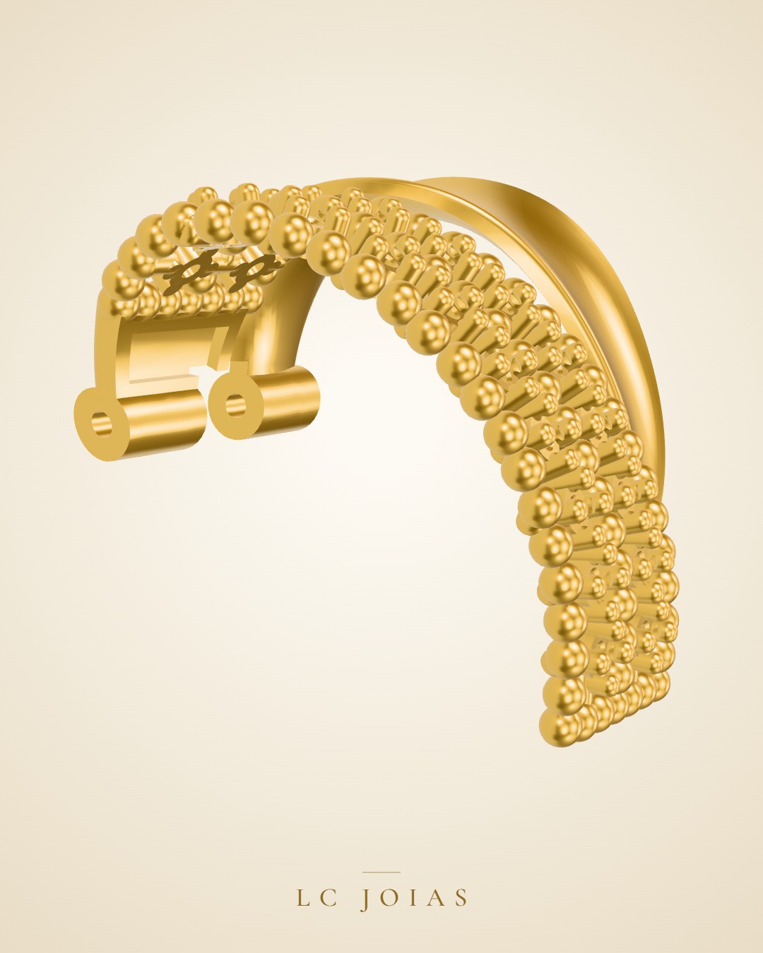 Brinco 7857 br espelhar em ouro