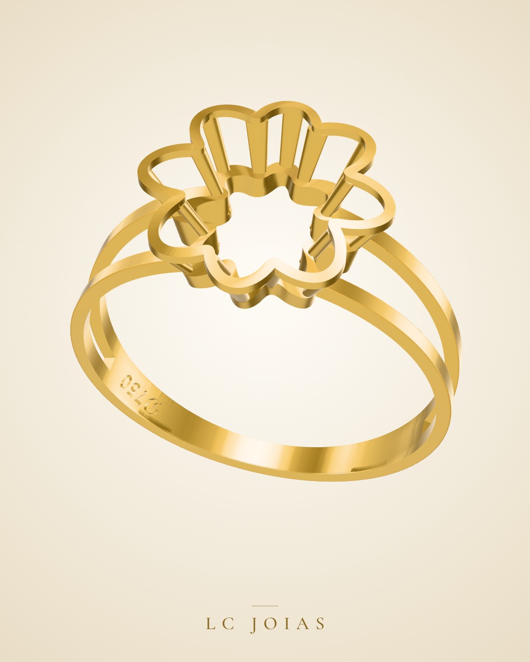 Anel 3727 anel em ouro
