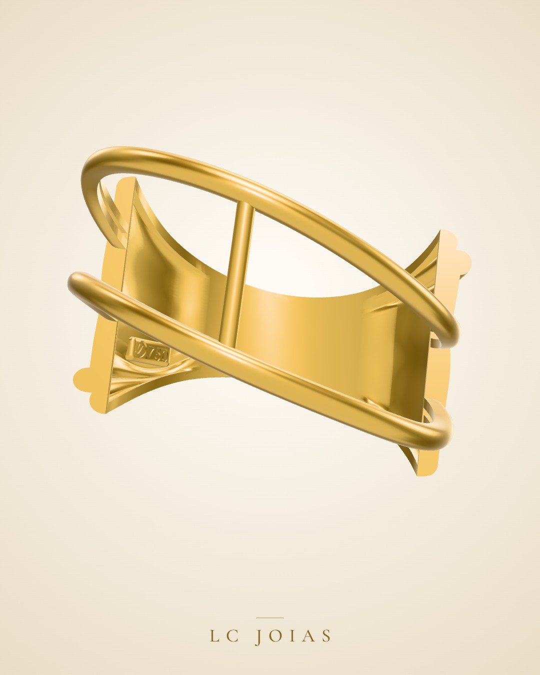 Anel 7853 an em ouro