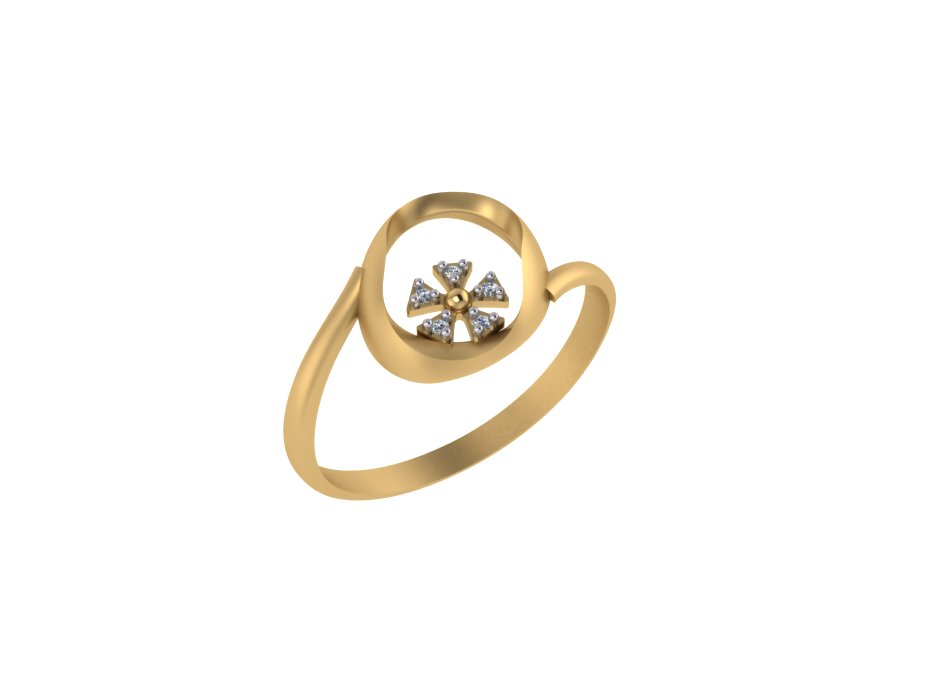 Anel 6897 an em ouro