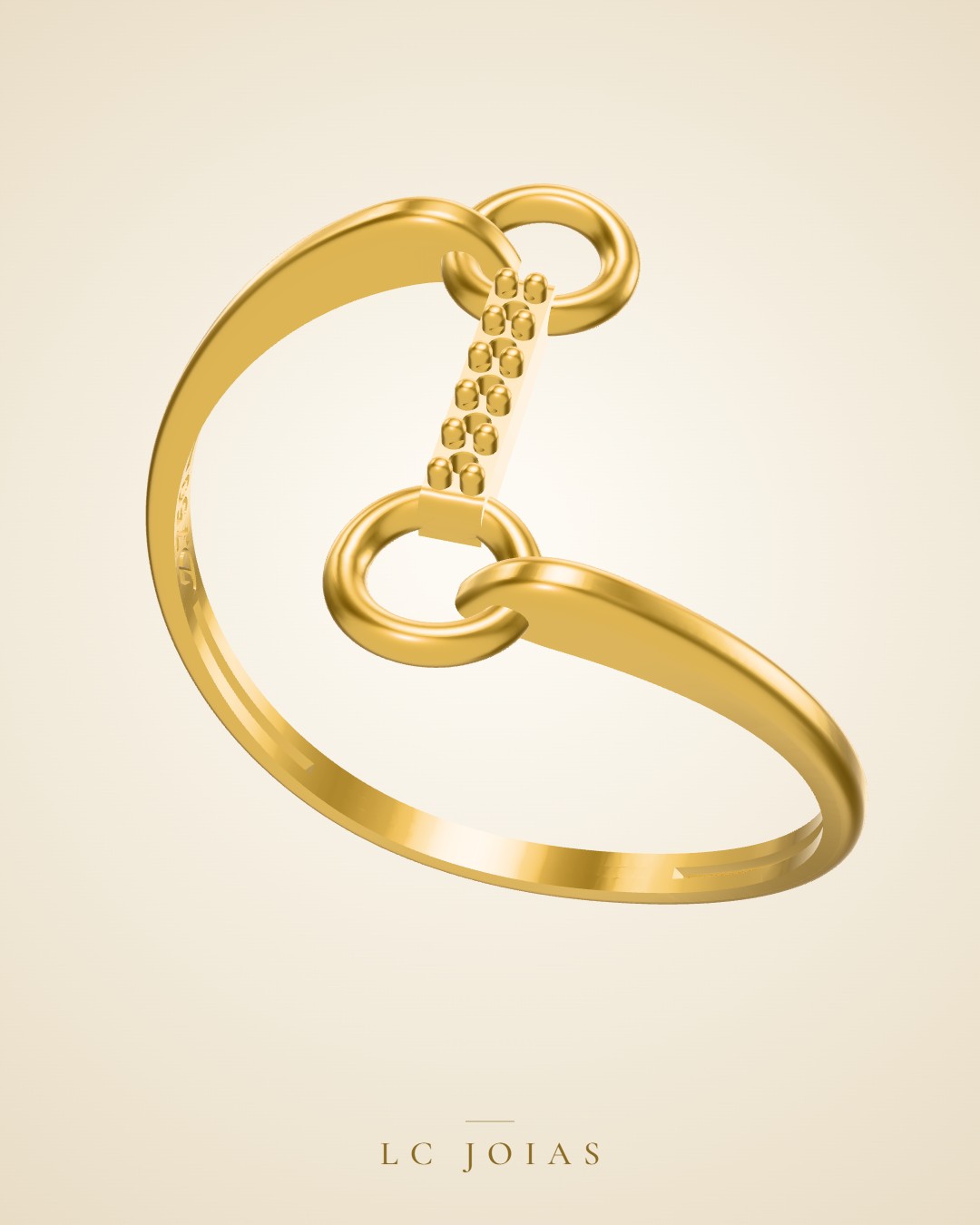 Anel 1828 an em ouro