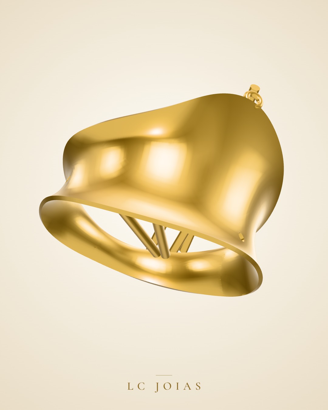 Anel teste ane em ouro