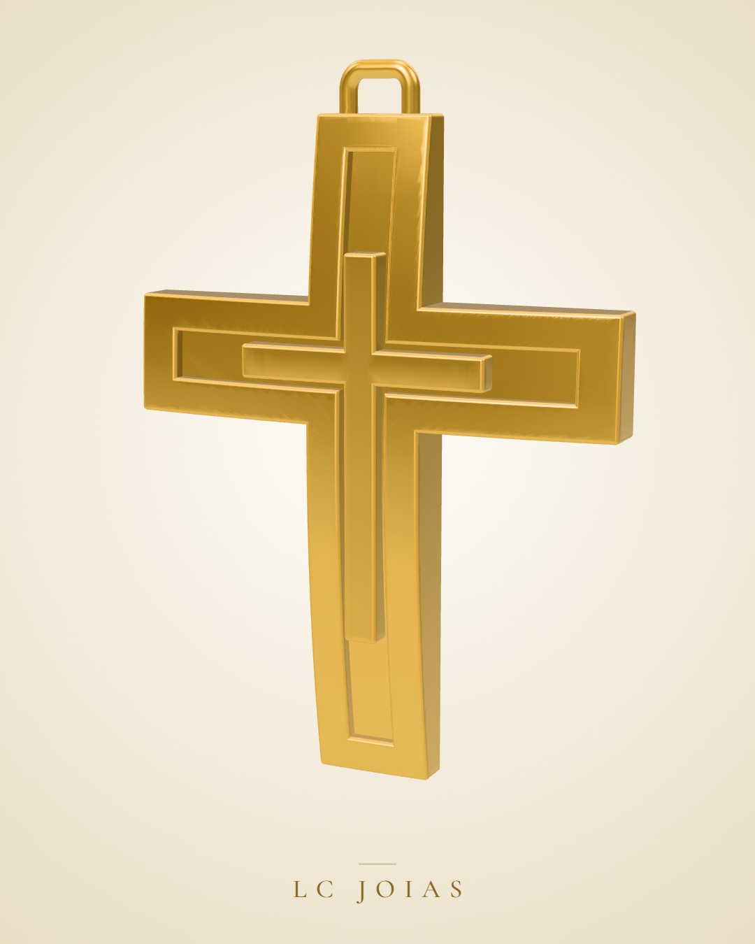 Pingente ag 2350 pg em ouro