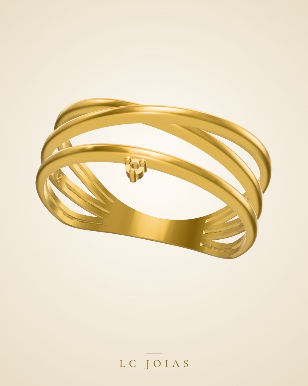 Anel 1793 an em ouro