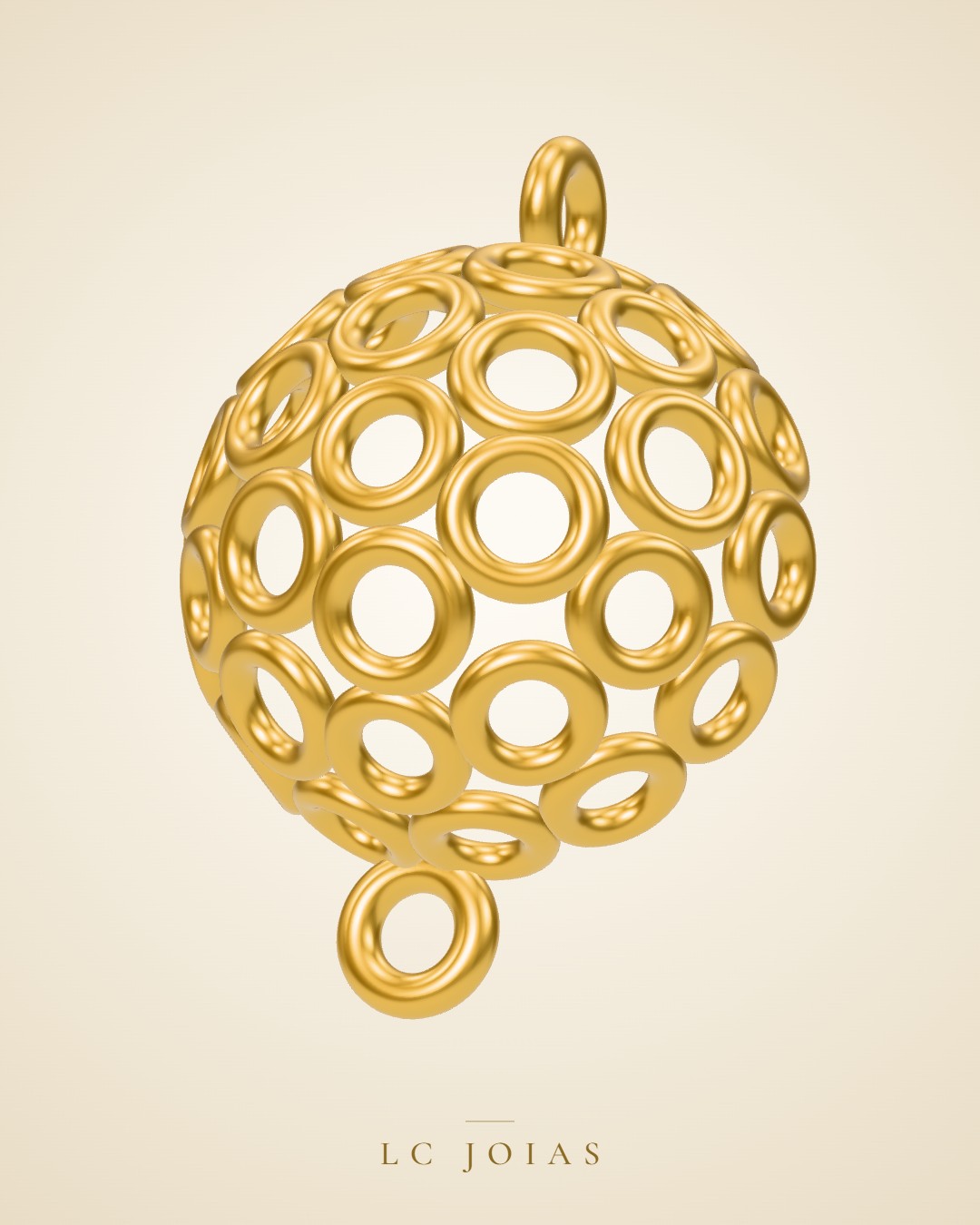 Pulseira bolinha 9 a pul em ouro
