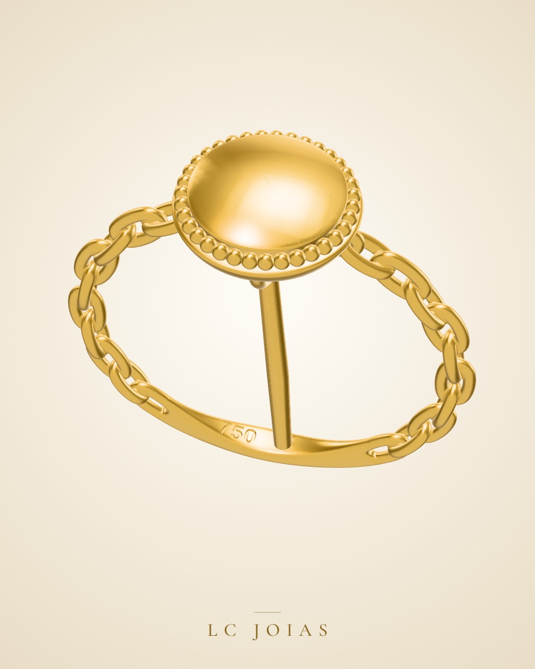 Anel d 0068 an19 em ouro