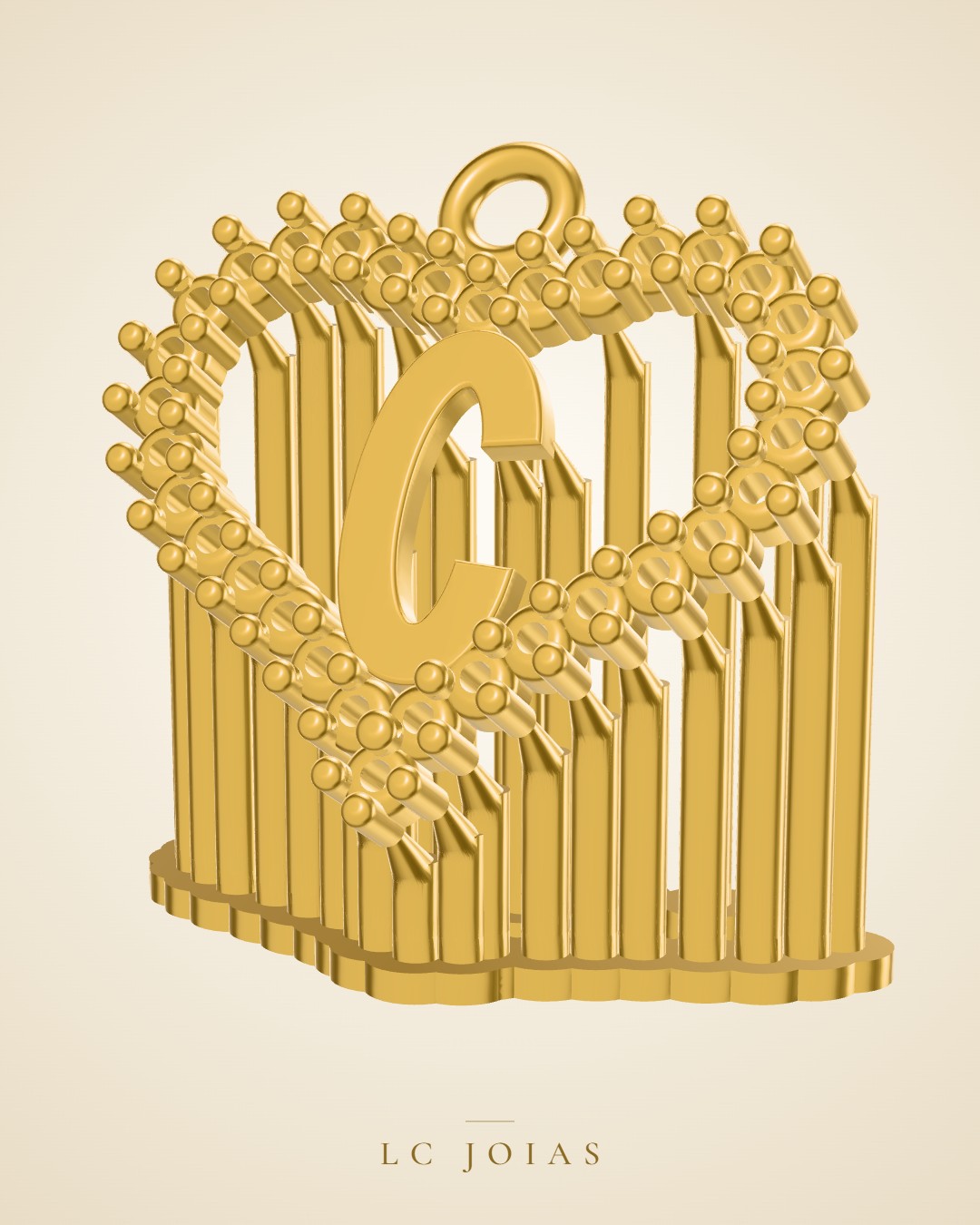Pingente 433 c pg em ouro